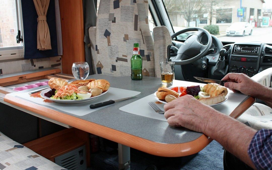 save money while RVing by eating at home
